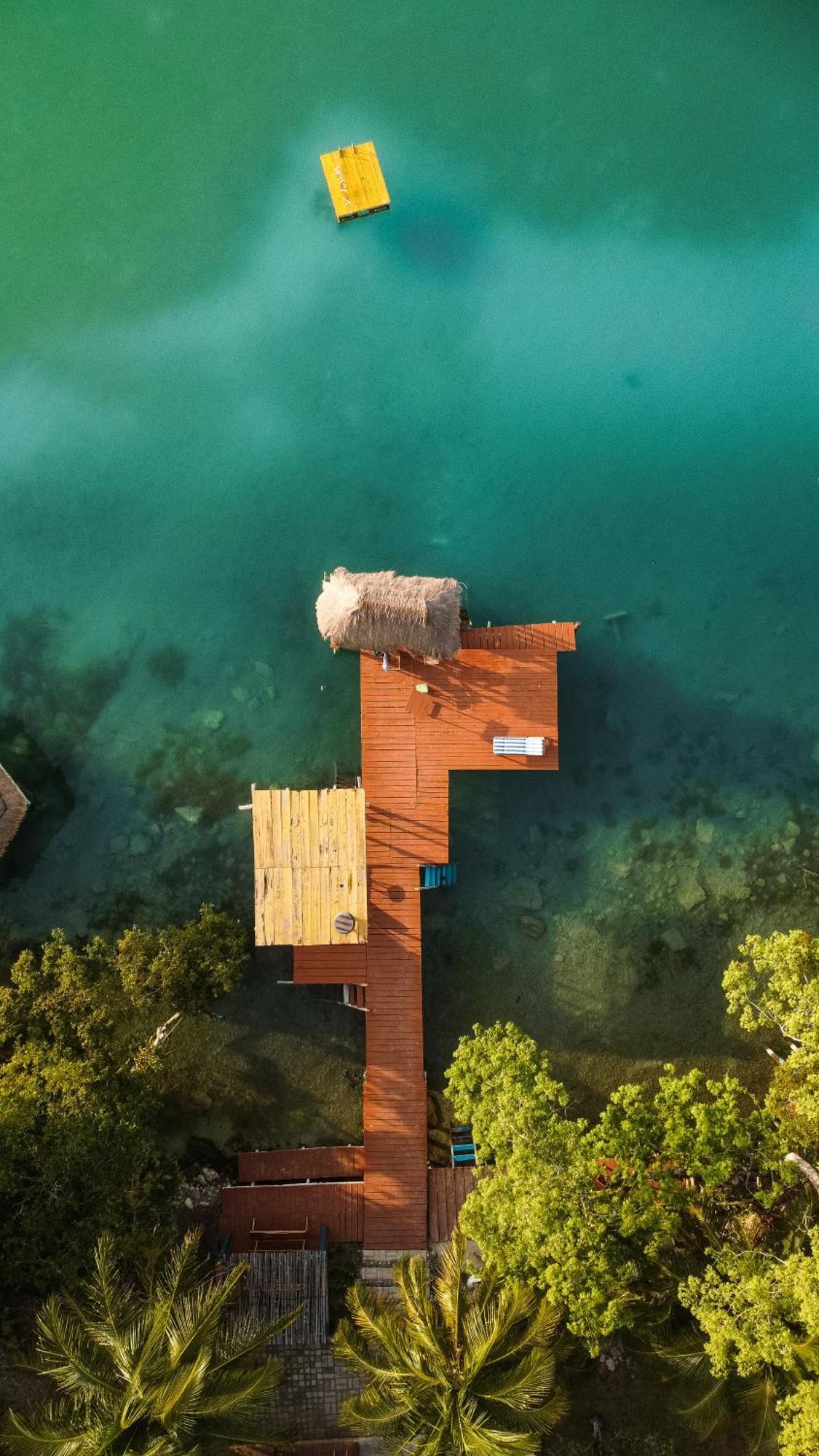 B 7 Blue Bacalar Apartment Exterior foto