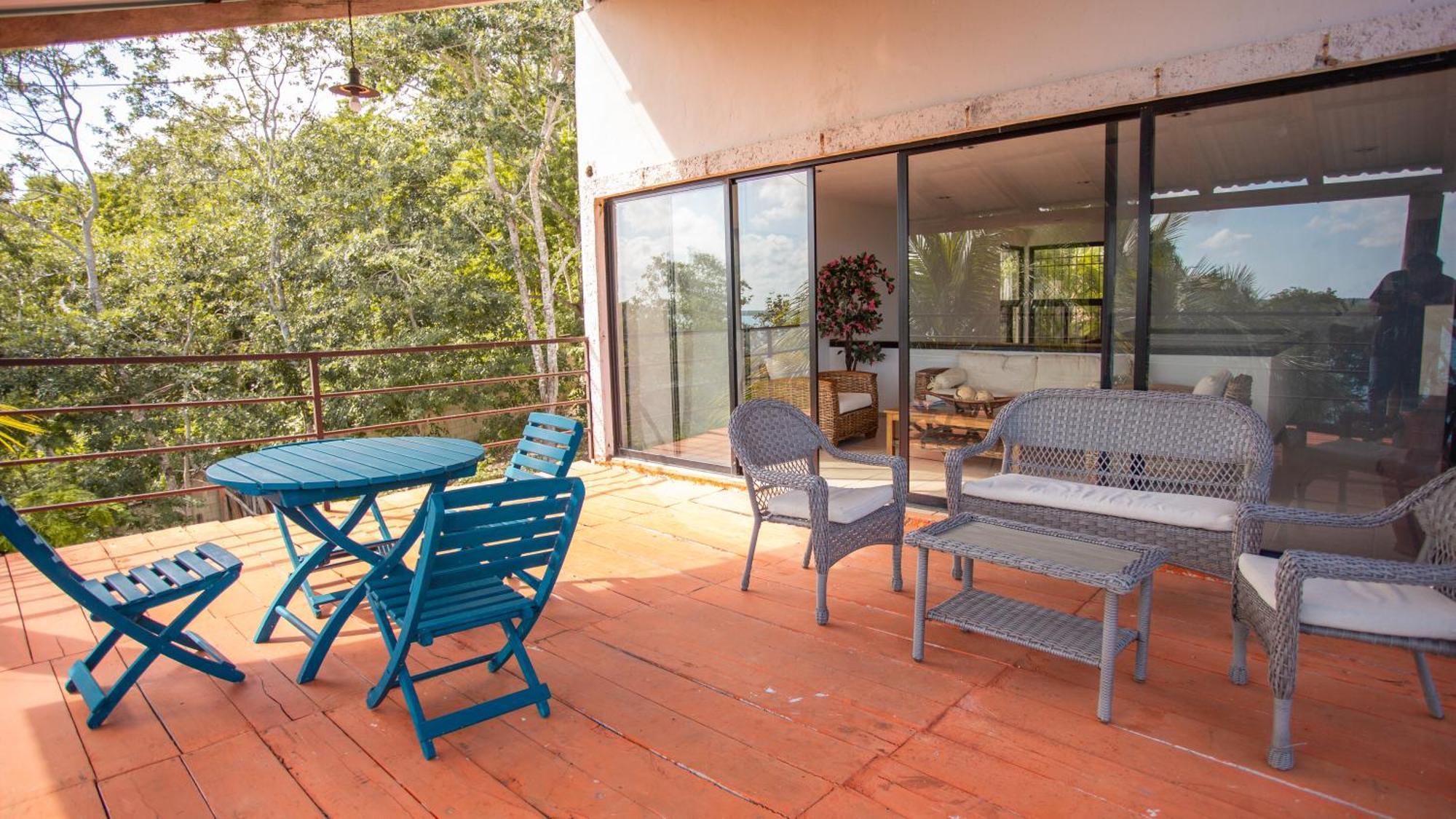 B 7 Blue Bacalar Apartment Exterior foto